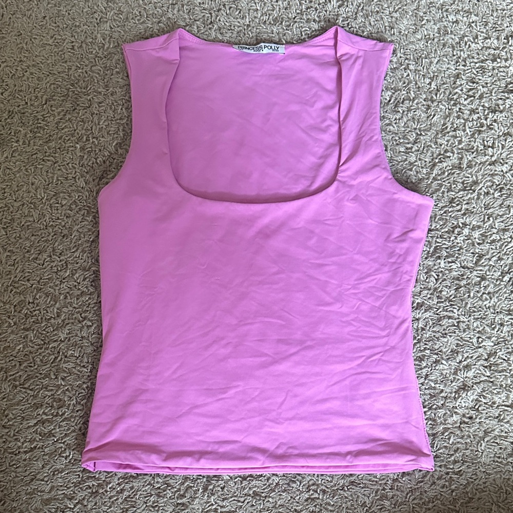 Princess Polly Vibrant Pink Tank Top